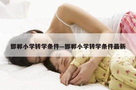 邯郸小学转学条件—邯郸小学转学条件最新