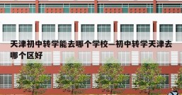 天津初中转学能去哪个学校—初中转学天津去哪个区好