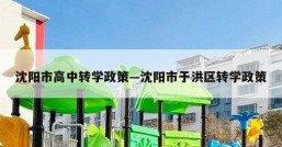 沈阳市高中转学政策—沈阳市于洪区转学政策