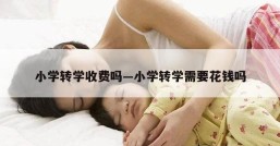 小学转学收费吗—小学转学需要花钱吗