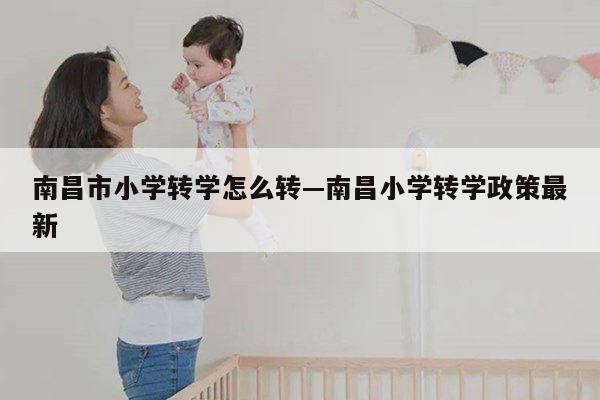南昌市小学转学怎么转—南昌小学转学政策最新